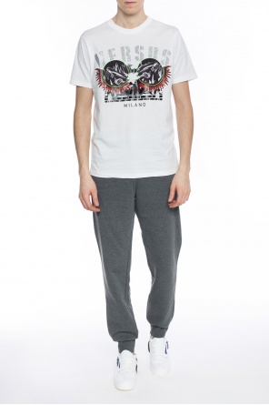 T-shirt with glitter logo, zdjęcie 2 T-shirt with glitter logo od Versace Versus